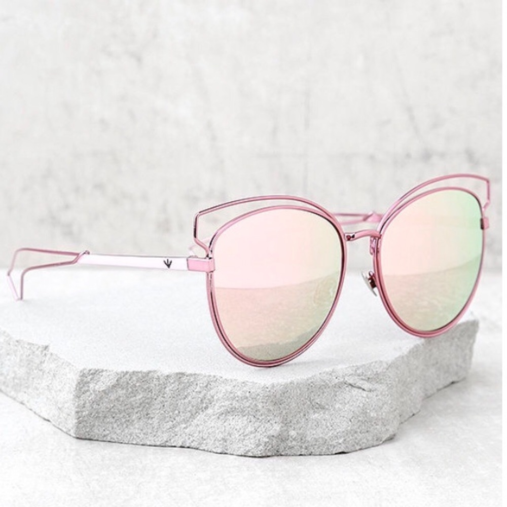 👓Perverse SYL Pink mirrored sunglasses
